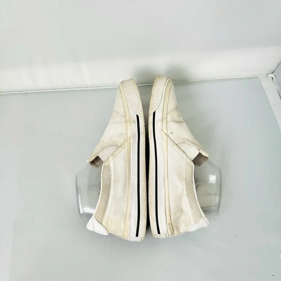 Nike Court Legacy White Slip-On Shoes Women’s Size 8 - Picture 5 of 10